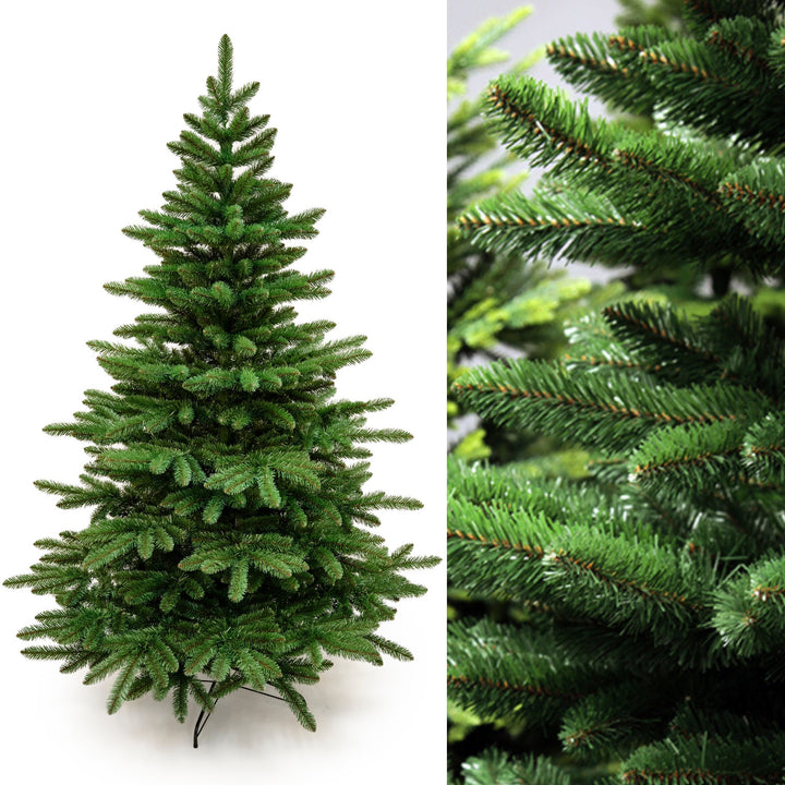 Sapin de Noël artificiel, sapin d'Espagne, en PVC, hauteur 250 cm, pied métallique