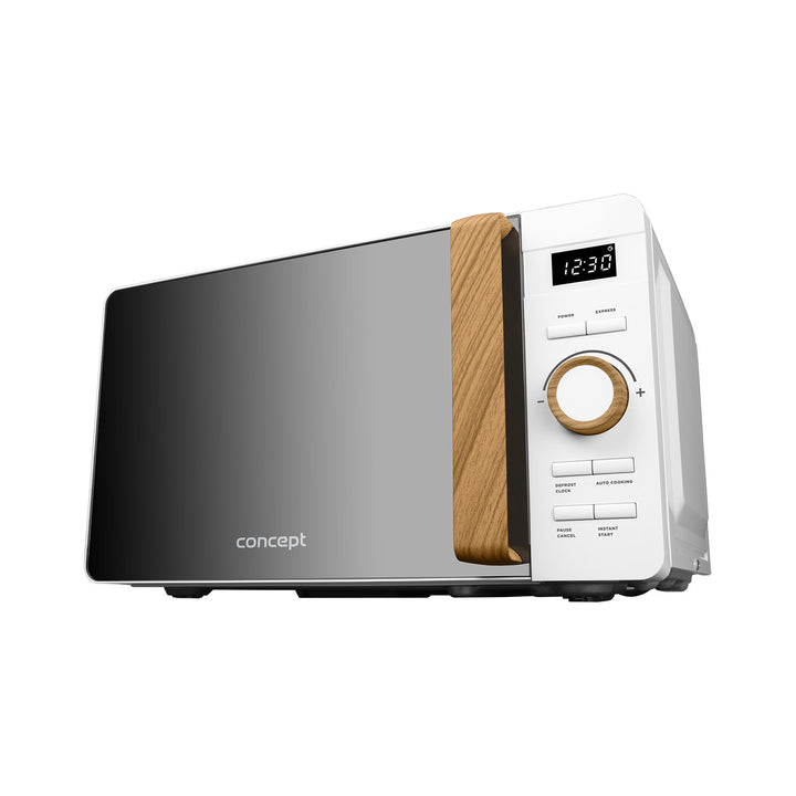 Four à micro-ondes Concept, 5 niveaux de puissance, fonction décongélation, capacité de 20 L, puissance de 800 W, couleur blanche, MT4420wh