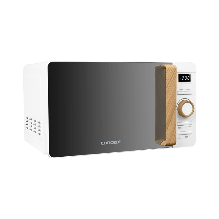 Four à micro-ondes Concept, 5 niveaux de puissance, fonction décongélation, capacité de 20 L, puissance de 800 W, couleur blanche, MT4420wh
