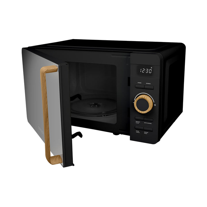 Four à micro-ondes Concept, 5 niveaux de puissance, fonction décongélation, capacité de 20 L, puissance de 800 W, couleur noire, MT3520bc