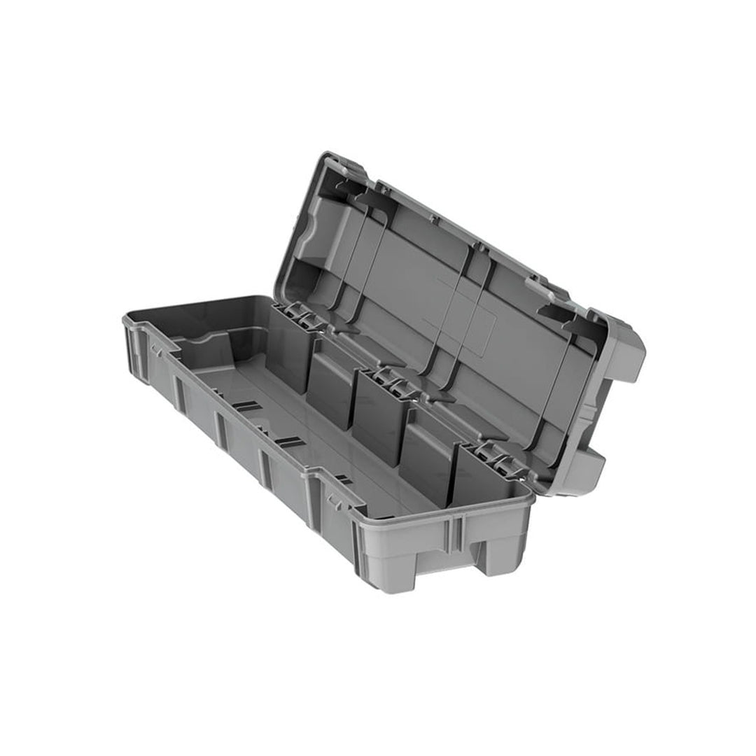 Table d'atelier mobile Keter Jobmade, capacité de charge de 453 kg, pieds antidérapants, bac à outils avec pinces sous le plateau, 239985