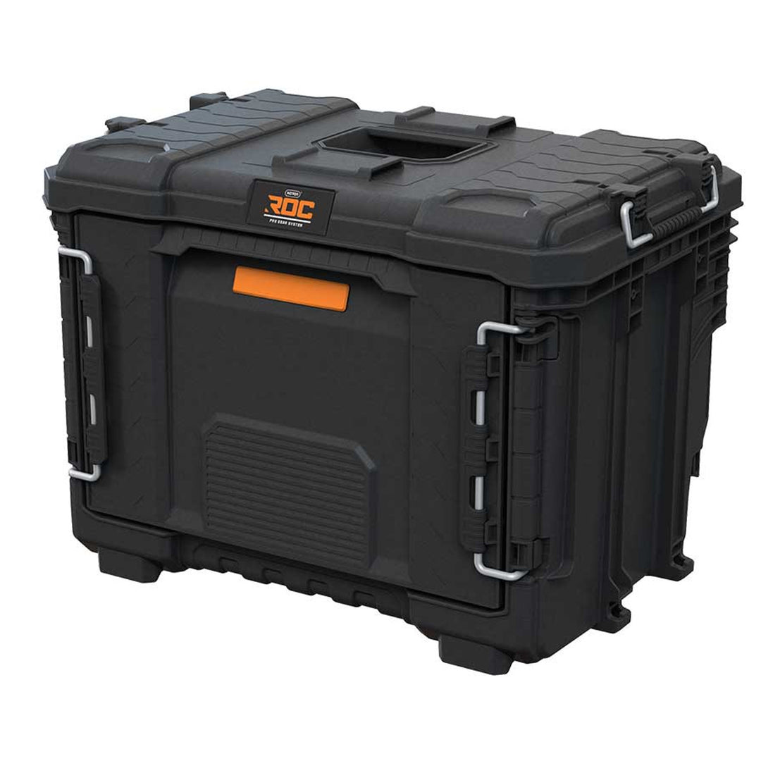 Boîte à outils XL Keter ROC Pro Gear 2.0, avec un grand tiroir, dispositif de sécurité pour le transport, possibilité de fixation murale, conception modulaire, 271384