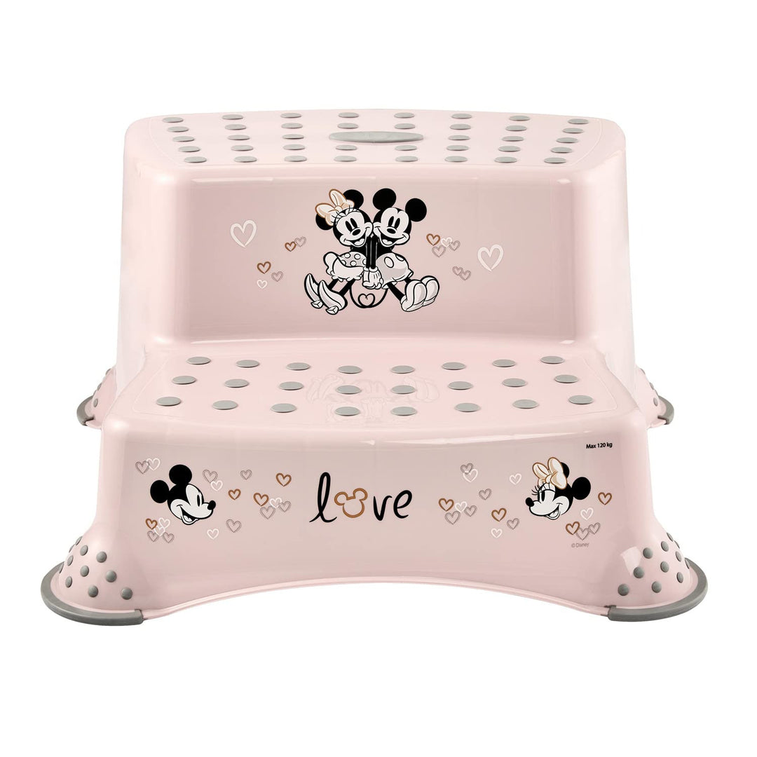 Escalier à deux marches pour enfants Keeeper, avec revêtement antidérapant, série « Minnie Mouse », charge maximale de 120 kg, 1003258124700