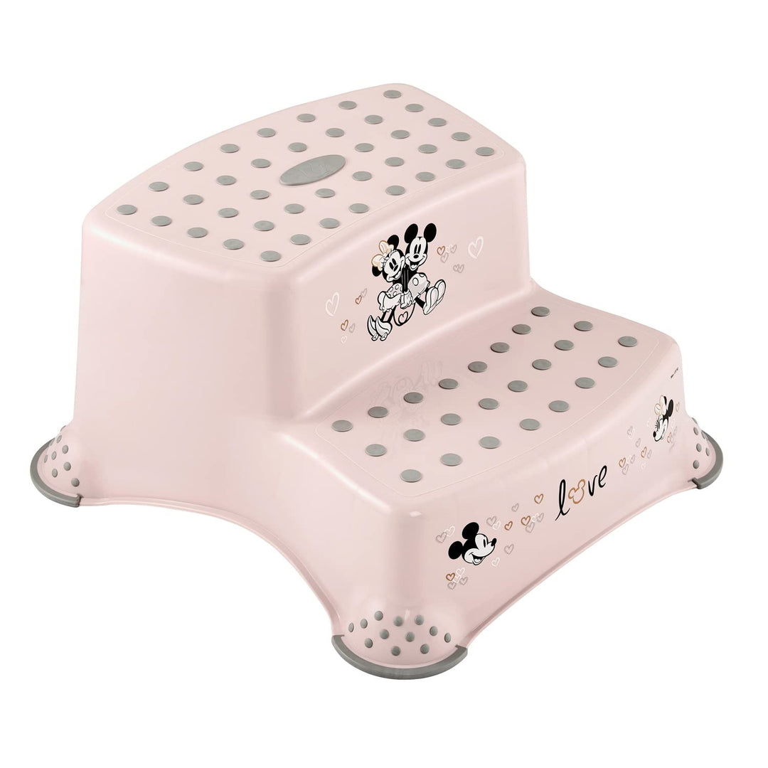 Escalier à deux marches pour enfants Keeeper, avec revêtement antidérapant, série « Minnie Mouse », charge maximale de 120 kg, 1003258124700