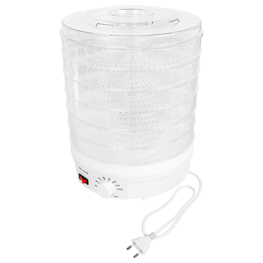 Séchoir à champignons, légumes et fruits Blow, puissance 500 W, 6 grilles incluses, réglage de la température de 35 à 75 °C, 44-175
