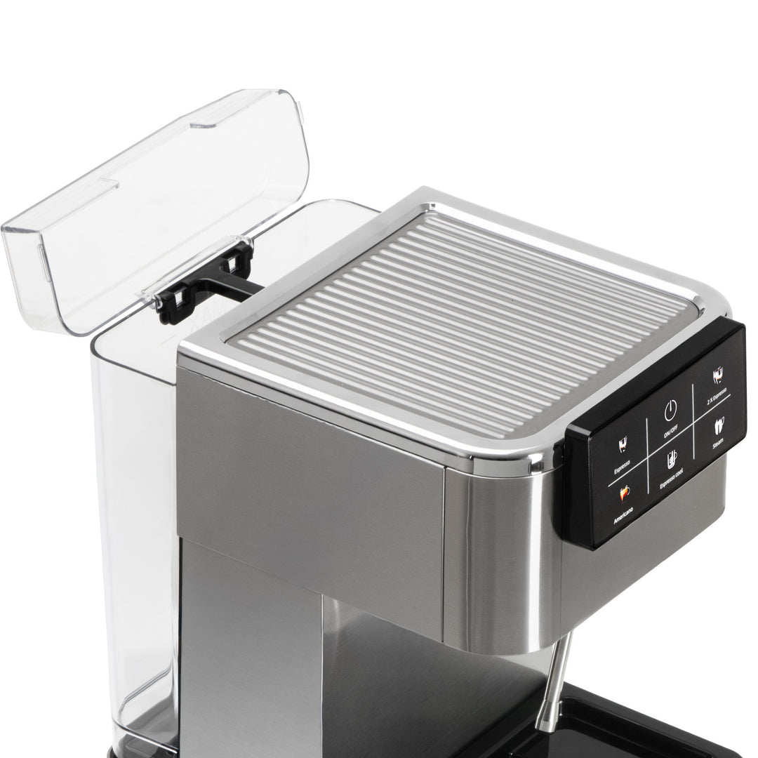 Machine à café 20 bars, Thermoblock, mousseur à lait, 5-en-1, Adler AD 4390