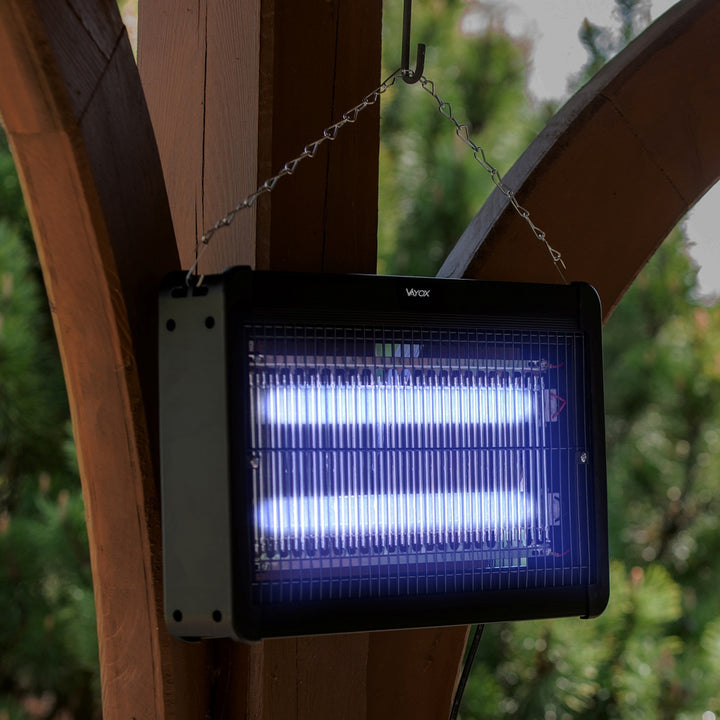 Lampe anti-insectes pour moustiques, mouches et papillons de nuit, piège électrique, UV, 20 W, Vayox