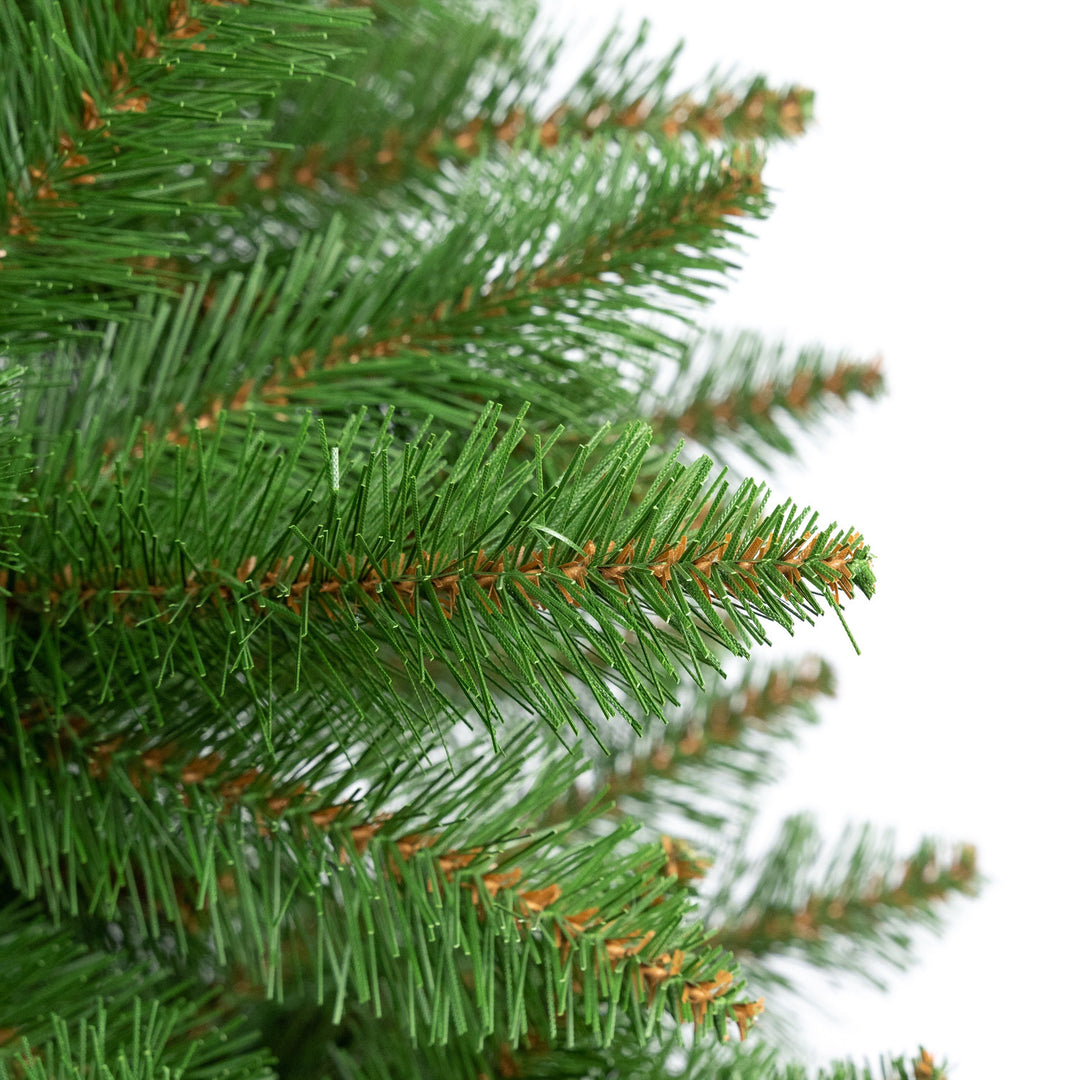 Sapin de Noël en épicéa sur pied Premium, 180 cm, dense et réaliste, Damich