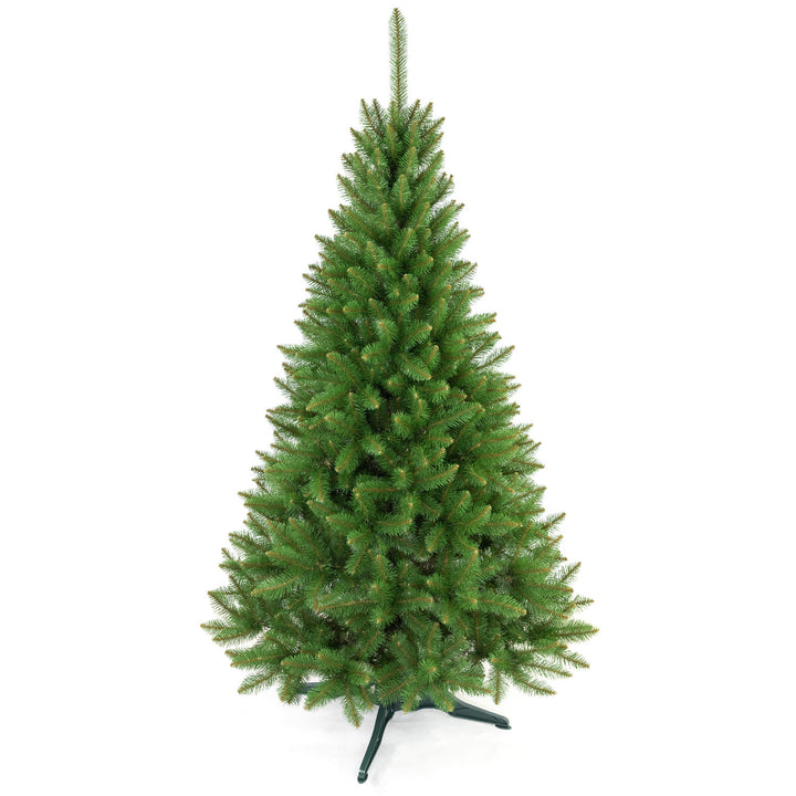 Sapin de Noël en épicéa sur pied Premium, 180 cm, dense et réaliste, Damich