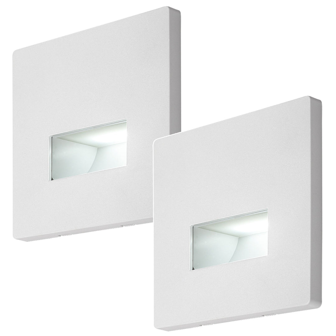 Lampe Lunca LED 1 W, IP20, blanche, couleur de lumière réglable : 3 000, 4 500, 6 500 K, 77196, 2 pièces