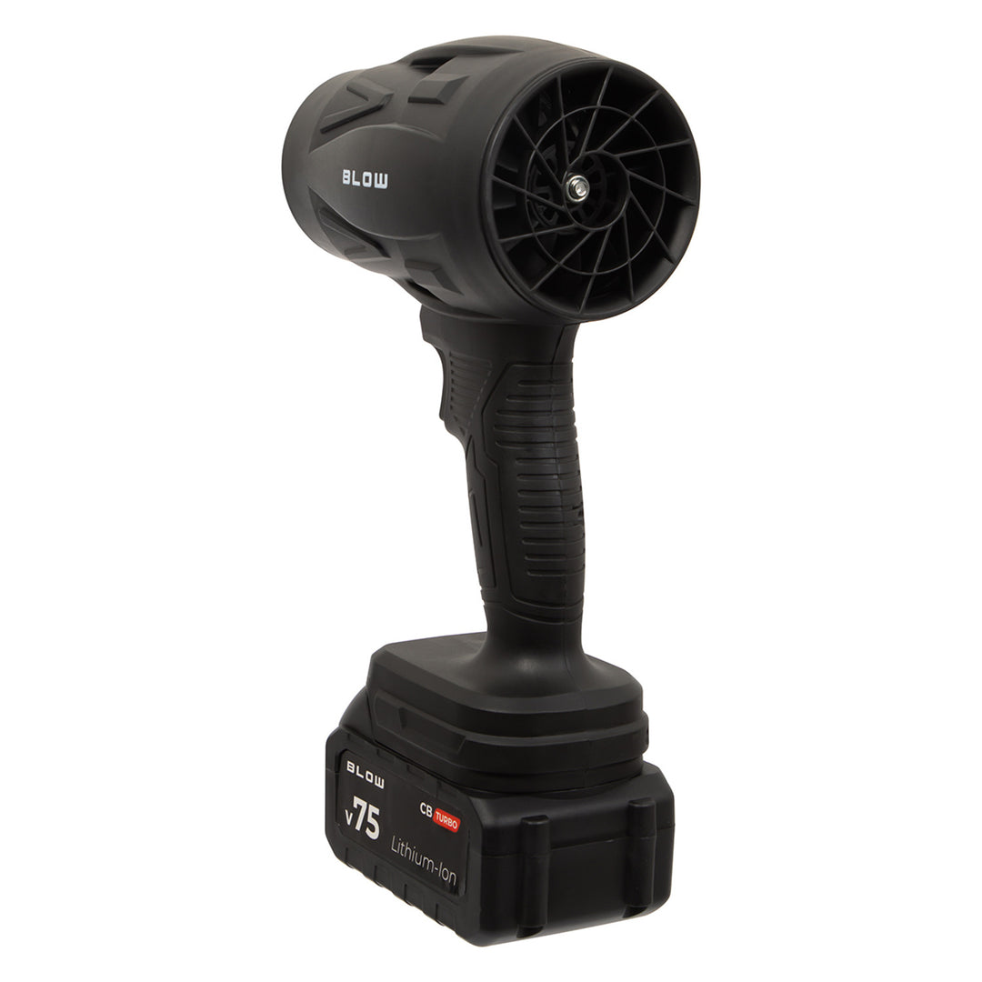 Souffleur sans fil BLOW 21 V CB TURBO, 130 000 tours/minute, 2,4 Ah, mallette