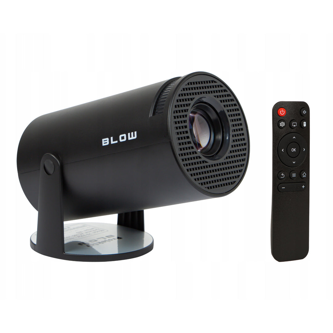 Projecteur portable Blow, Android TV, haut-parleur intégré de 3 W, résolution 720p et décodage jusqu'à 4K, image nette et éclatante, 79-705#