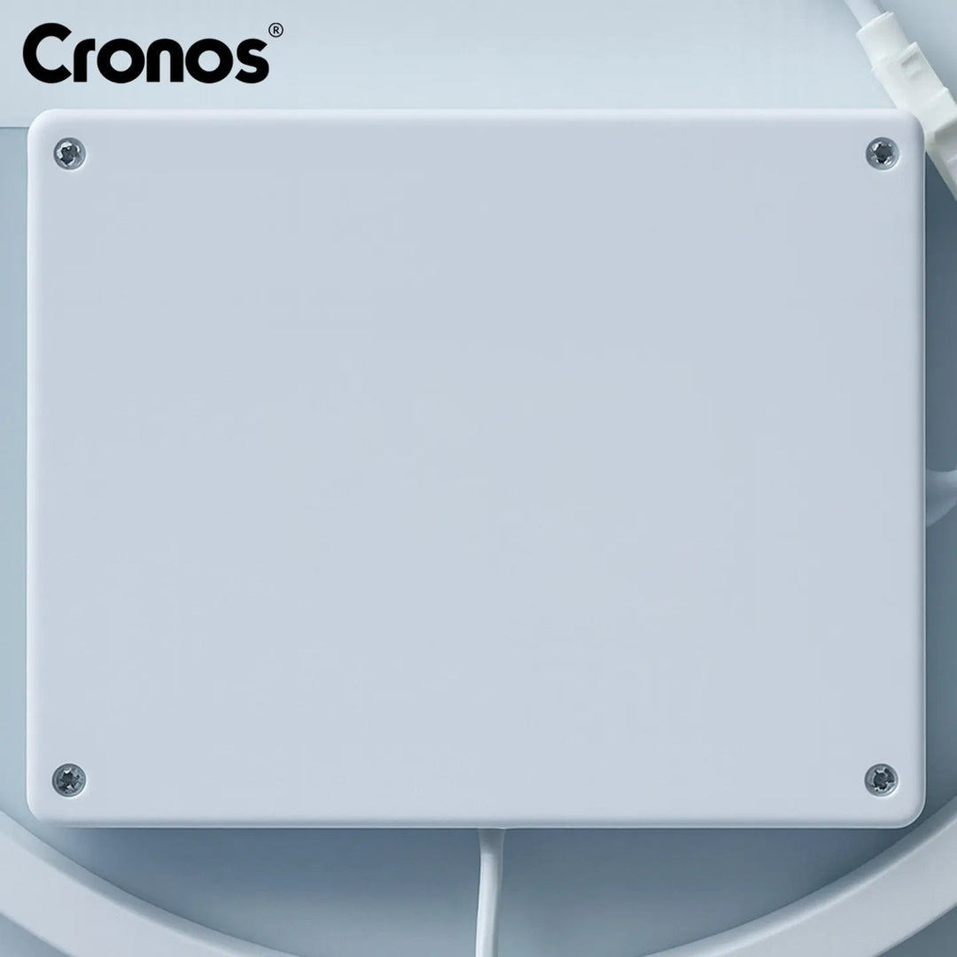 Miroir chauffant Cronos, ovale 50 x 80 cm, éclairage LED à trois couleurs, indice de protection IP44, système anti-buée