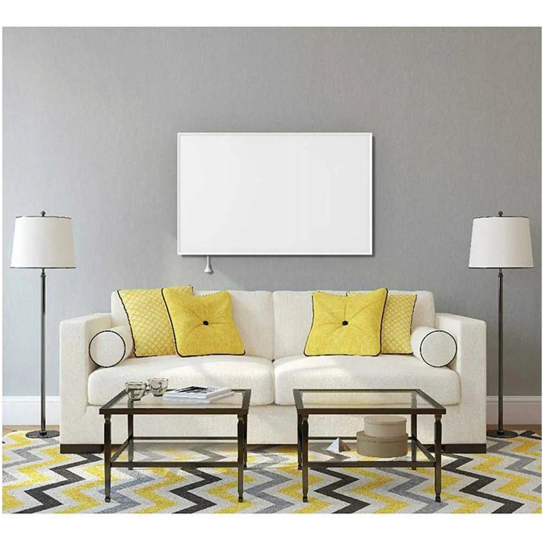 Panneau chauffant infrarouge Cronos Graphene, puissance 300 W, couleur blanche, chauffe une pièce jusqu'à 8 m², télécommande, PRO CGP-300TWP