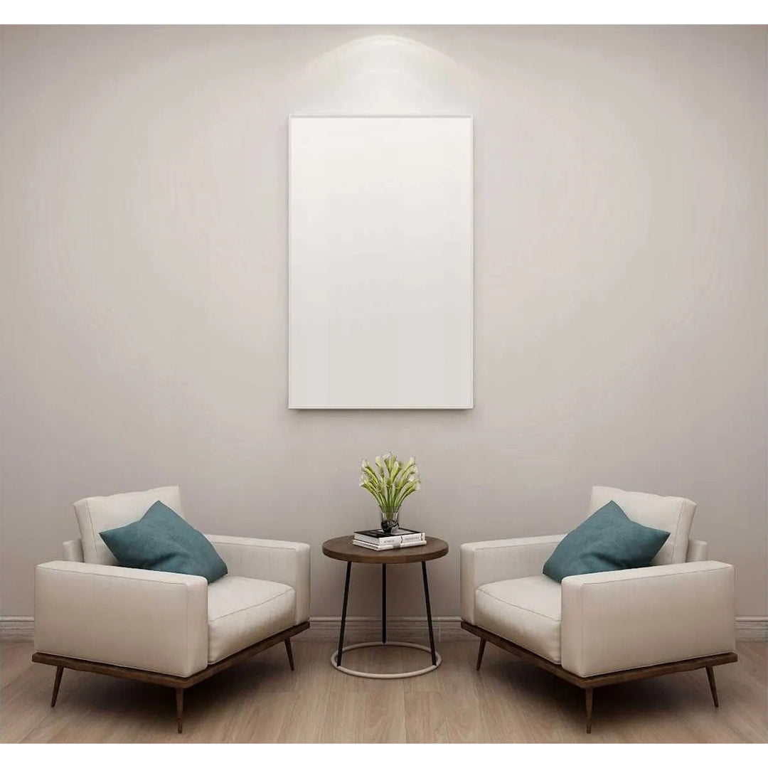 Panneau chauffant infrarouge Cronos Graphene, puissance 580 W, couleur blanche, chauffe une pièce jusqu'à 16 m², télécommande, PRO CGP-580TWP