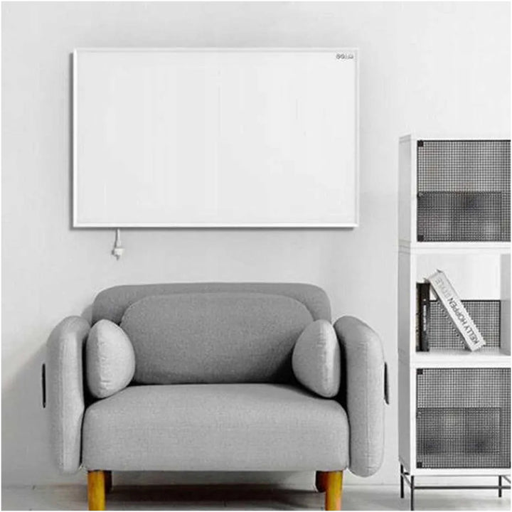 Panneau chauffant infrarouge Cronos Graphene, puissance 580 W, couleur blanche, chauffe une pièce jusqu'à 16 m², télécommande, PRO CGP-580TWP