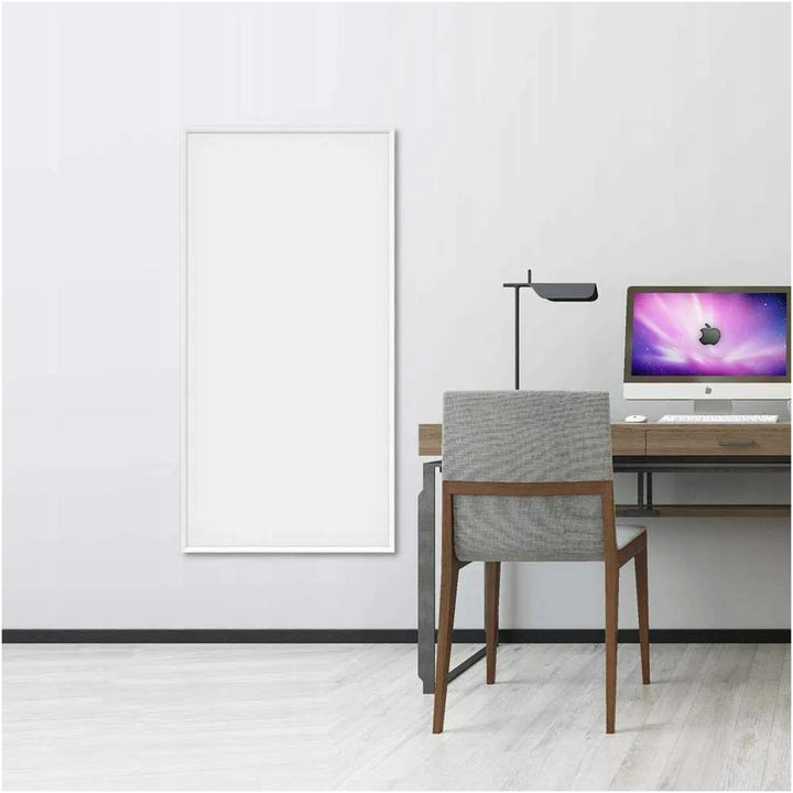 Panneau chauffant infrarouge Cronos Graphene, puissance 580 W, couleur blanche, chauffe une pièce jusqu'à 16 m², télécommande, PRO CGP-580TWP
