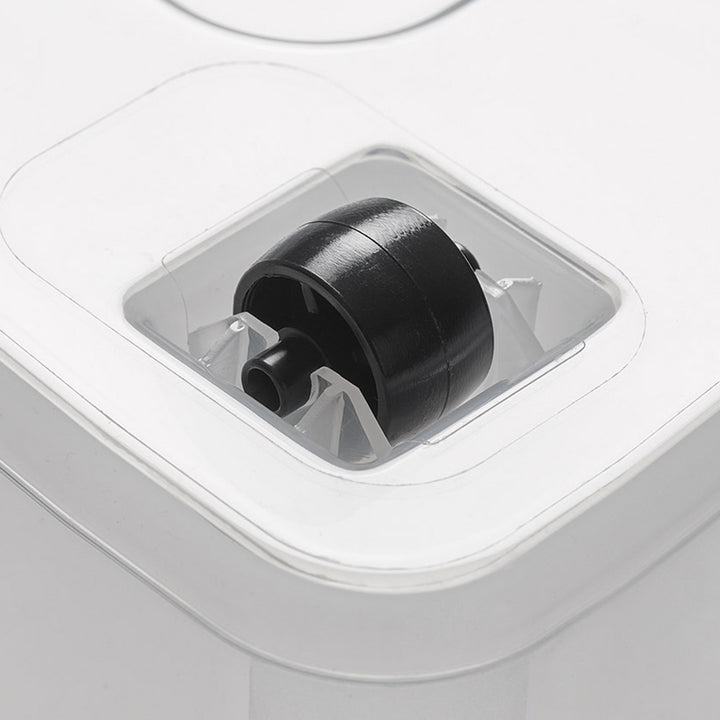 Bac Moxom SimpleStore, capacité 40 L, transparent, couvercle à clips, équipé de roulettes, sans BPA, 04-0076