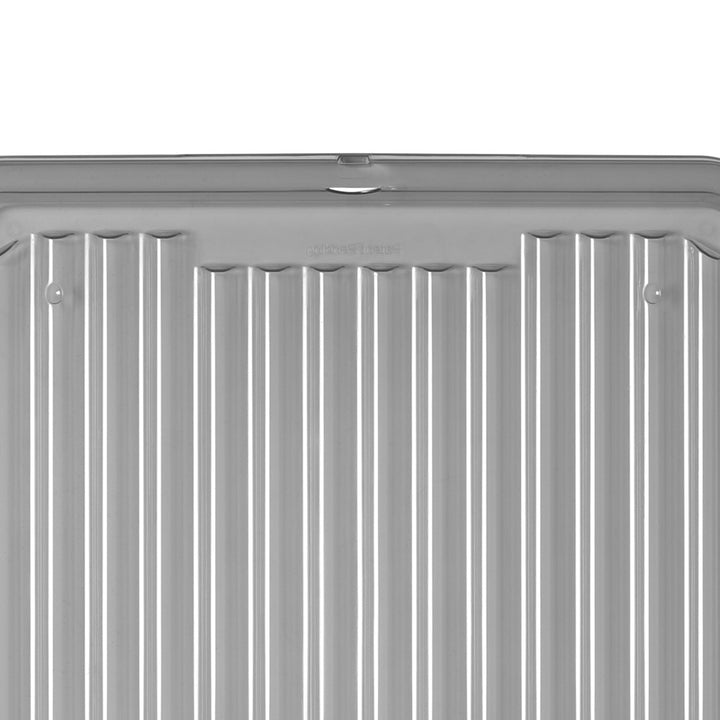 Bac Moxom SolidStore, capacité 80 L, gris, couvercle à clips, équipé de roulettes, sans BPA, 04-0217
