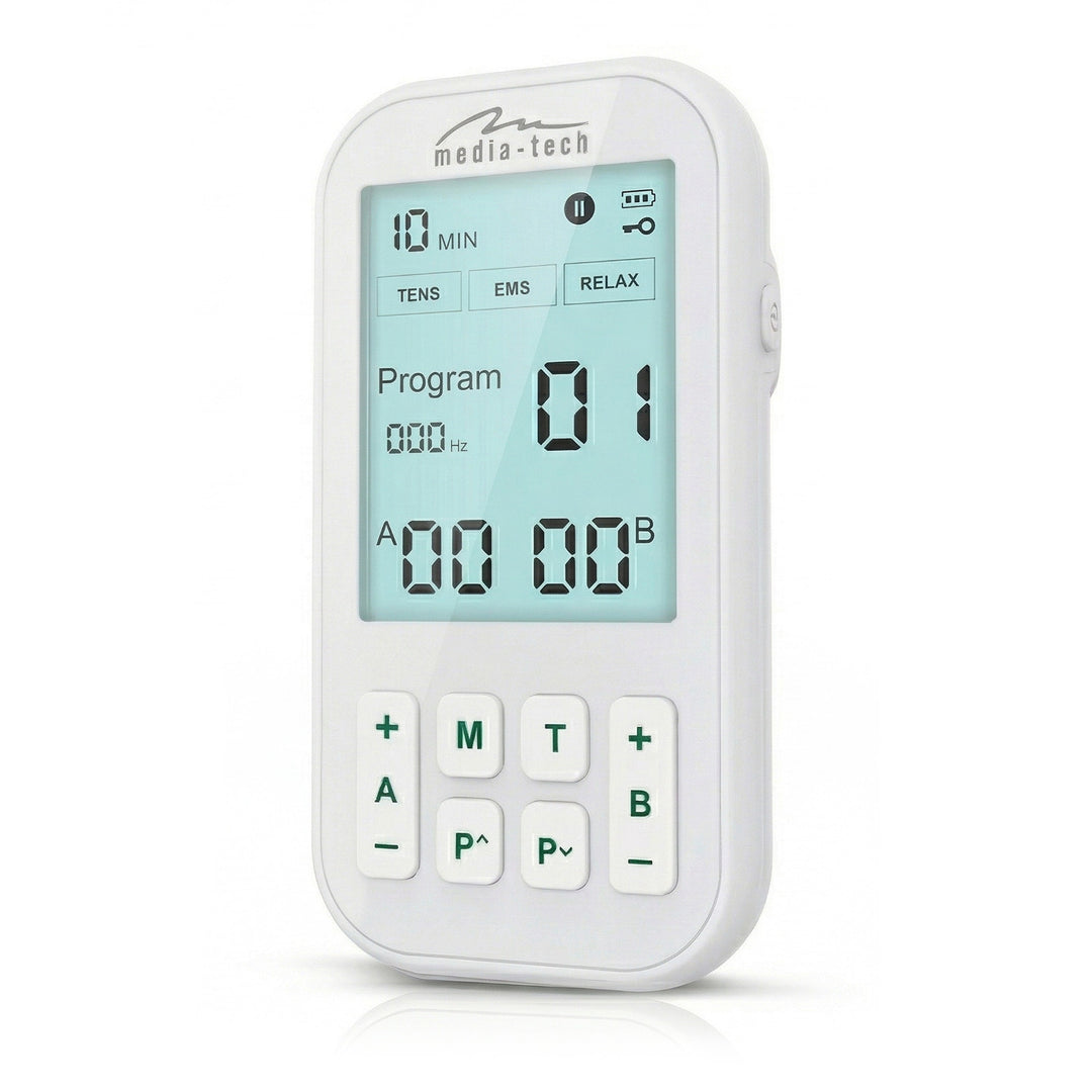 Appareil de massage et d'électrostimulation musculaire, TENS/EMS, stimulation 3 en 1, Mediatech, MT6543