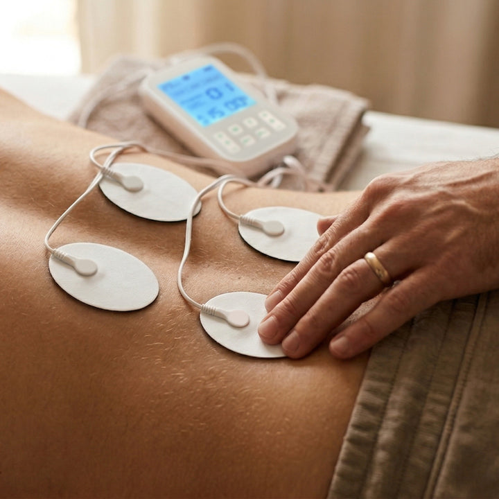 Appareil de massage et d'électrostimulation musculaire, TENS/EMS, stimulation 3 en 1, Mediatech, MT6543