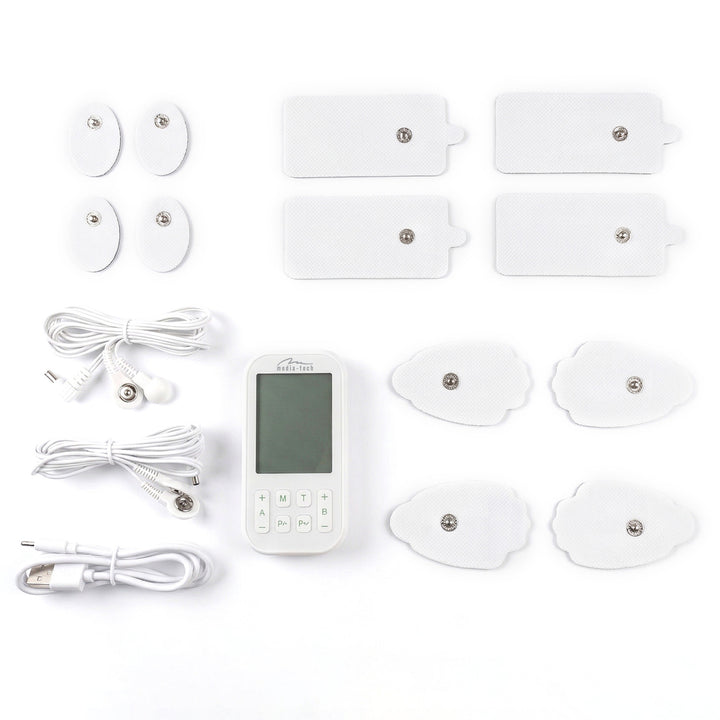 Appareil de massage et d'électrostimulation musculaire, TENS/EMS, stimulation 3 en 1, Mediatech, MT6543
