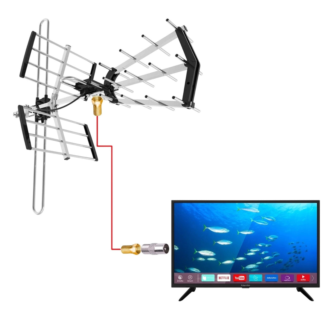 Antenne directionnelle DVB-T/T2 VA900 COMBO avec filtre LTE, en aluminium, Vayox
