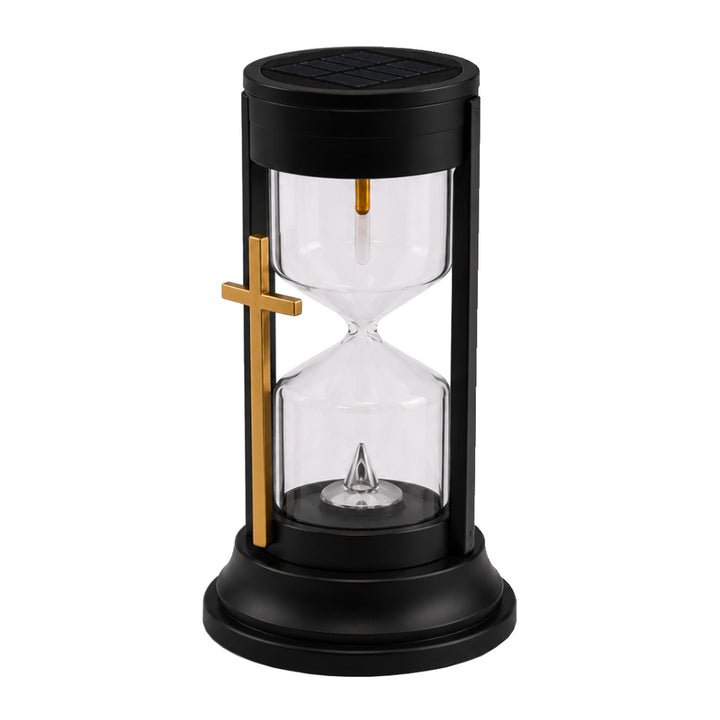 Bougie solaire, « Sablier de l'éternité », LED 0,08 W, autonomie de 20 000 h, luminosité maximale de 3 lm, 77199, Znicz-lux