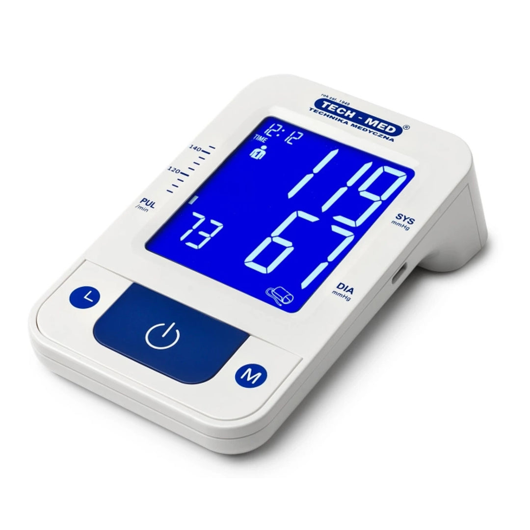Tensiomètre électronique, fonction vocale, brassard 22–42 cm, indicateur IHB, TMA-CONTROL3, Techmed