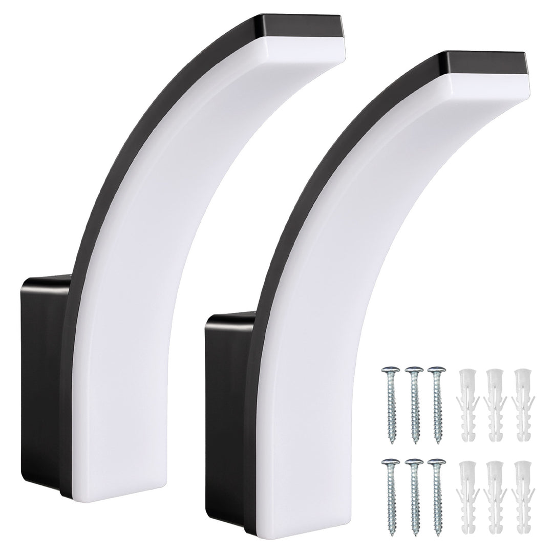 Lampe LED Maclean, couleur noire, 20 W, IP65, 2 750 lm, blanc neutre (4 000 K) MCE511 B, lot de 2