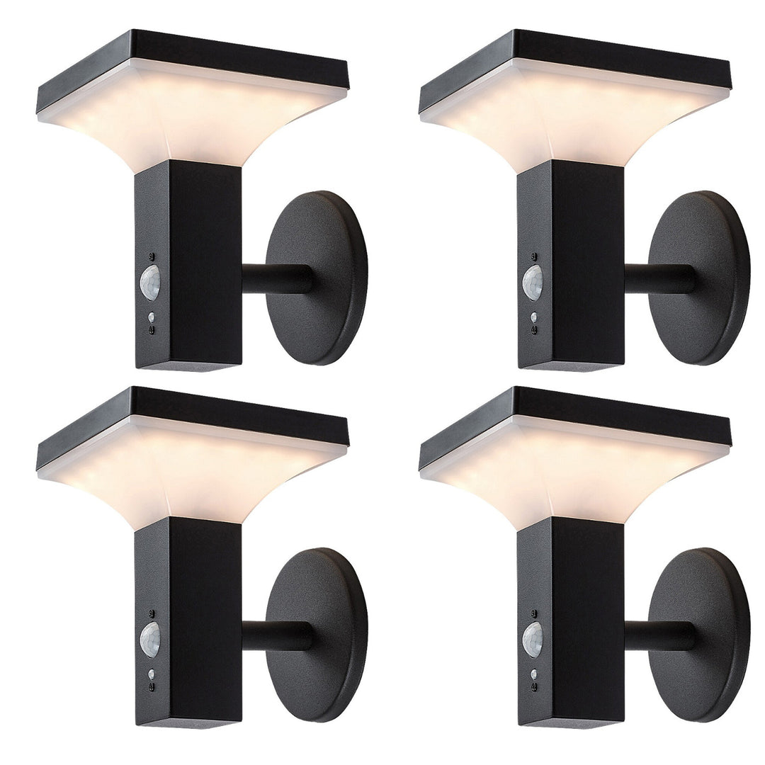 Lampe Rabalux, murale, d'extérieur, solaire, IP44, LED 4 W, Geleen, 4 pièces