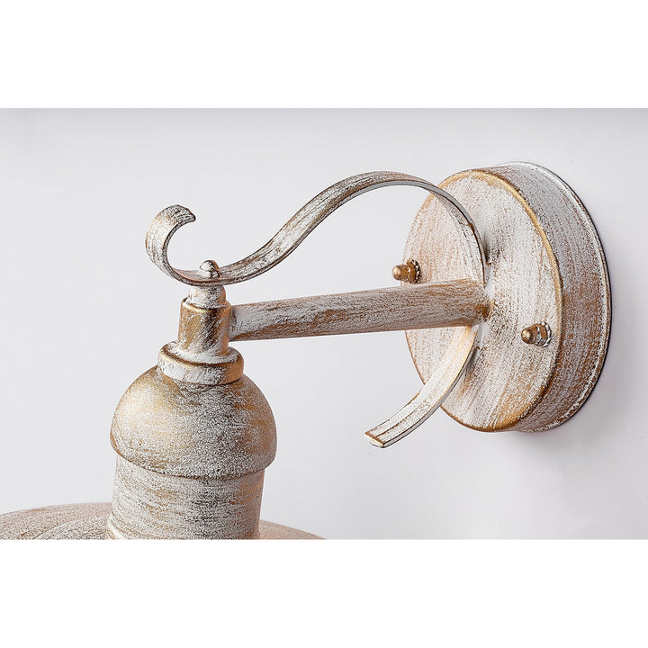 Applique murale Rabalux, d'extérieur, IP44, E27, 60 W max., blanc antique, Oslo, 2 pièces