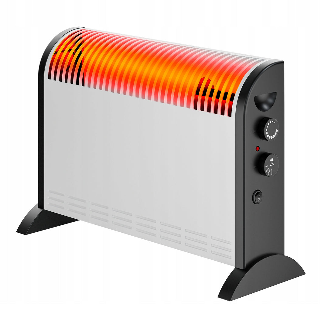 Radiateur électrique à convection Extralink, puissance 2 000 W, ventilateur intégré pour la diffusion de la chaleur, réglage à 3 niveaux, mode turbo, LCV-06