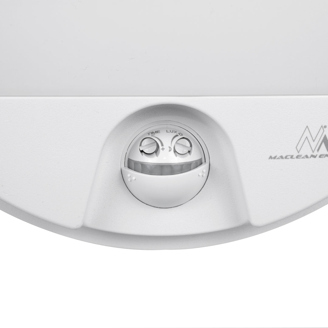Lampe LED avec détecteur de mouvement Maclean, détecteur PIR, couleur blanche, 15 W, IP54, 1 100 lm, lumière neutre, MCE291 W, lot de 2