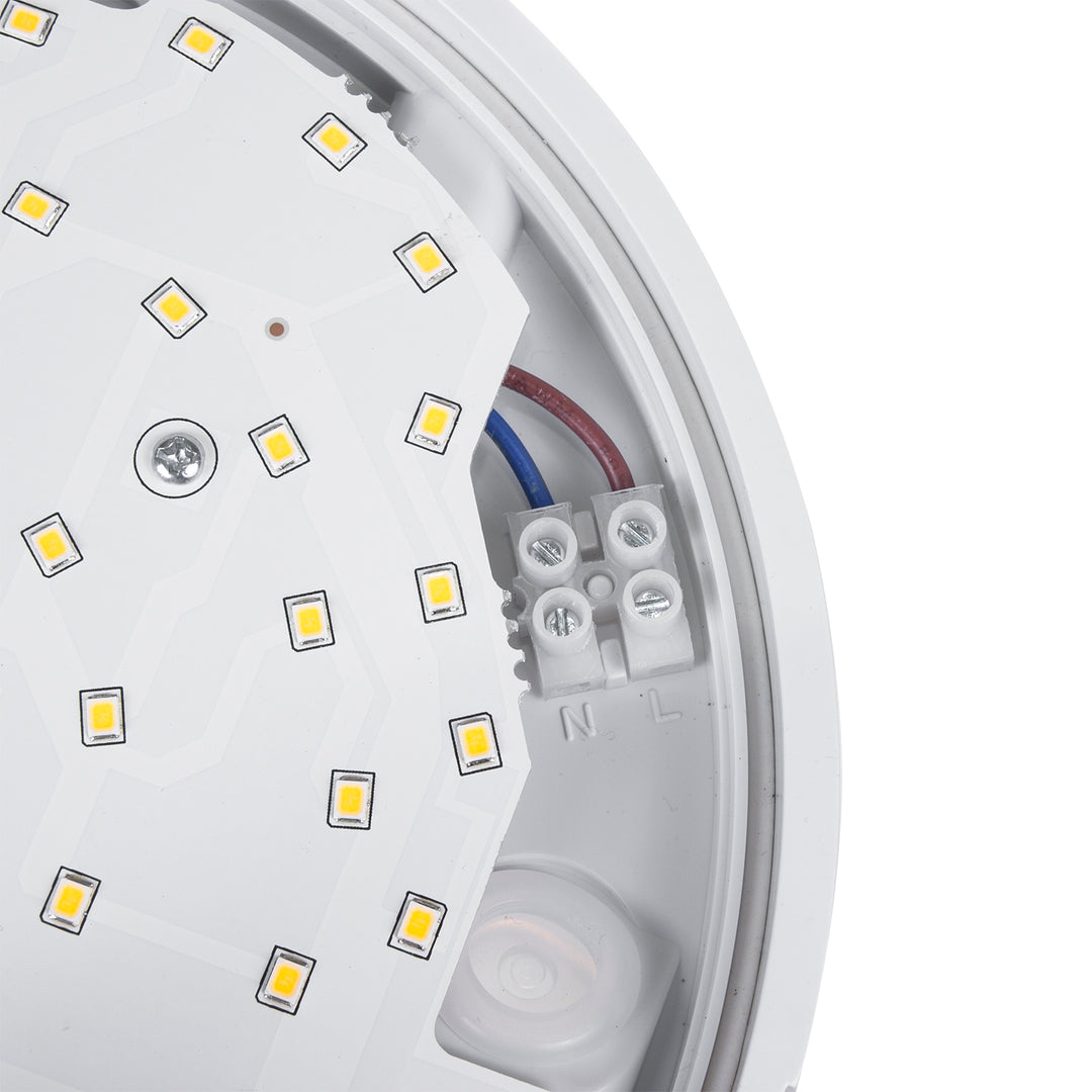 Lampe LED avec détecteur de mouvement Maclean, détecteur PIR, couleur blanche, 15 W, IP54, 1 100 lm, lumière neutre, MCE291 W, lot de 2