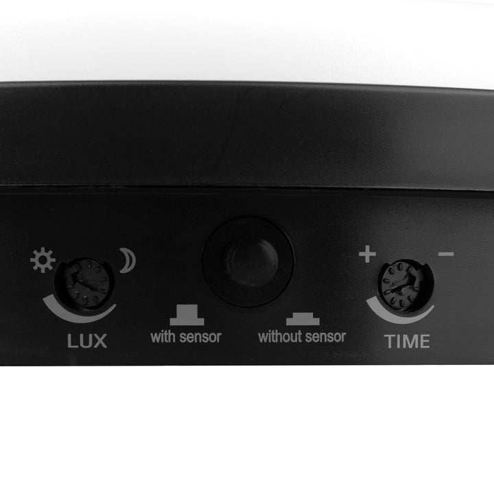 Lampe LED avec détecteur de mouvement Maclean, capteur PIR, couleur noire, 10 W, IP65, 1 000 lm, lumière neutre, MCE525 B, lot de 2