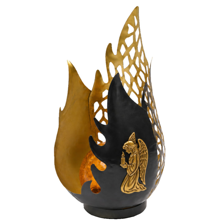 Bougie solaire, Flamme éternelle, LED 0,06 W, autonomie de 20 000 h, luminosité maximale de 2 lm, 77208, Znicz-lux, lot de 3
