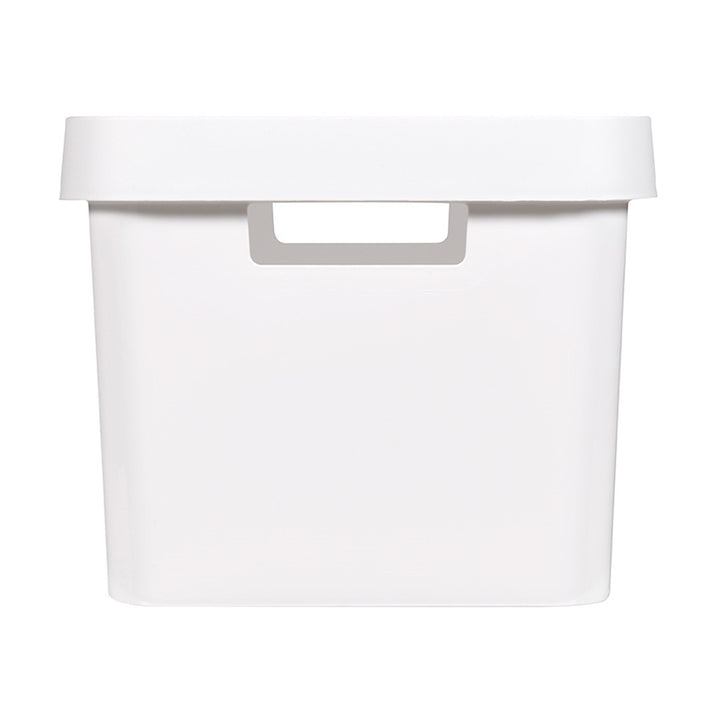 Boîte avec couvercle Curver Infinity 17 L, blanche, lot de 2