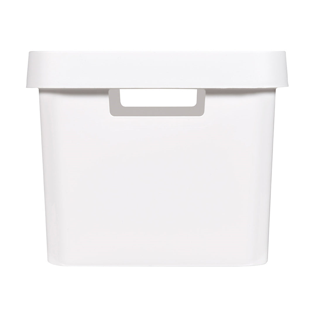 Boîte avec couvercle Curver Infinity 17 L, blanche, lot de 4