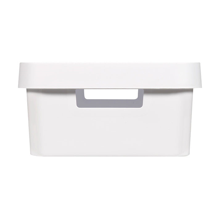 Boîte avec couvercle Curver Infinity 11 L, blanche, lot de 4