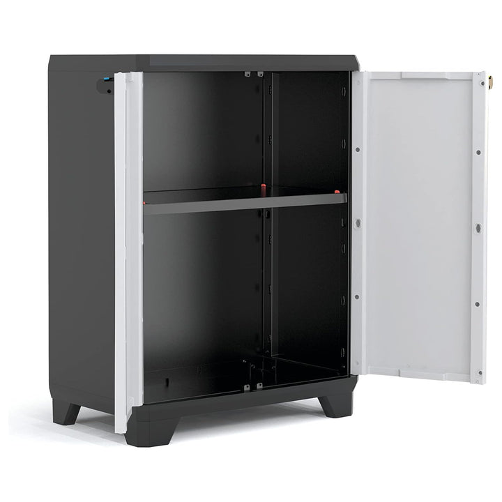 Armoire à outils/de jardin Keter, étagère réglable, double porte avec poignées, résistante aux intempéries, 240865, 2 pièces