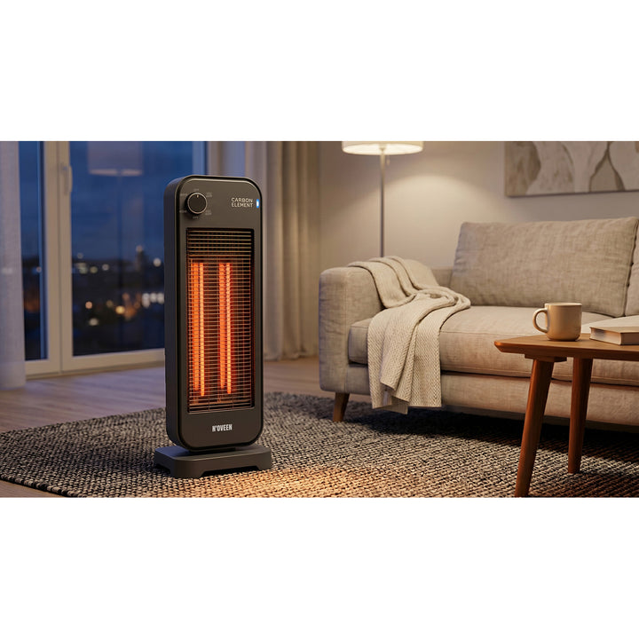 Radiateur rayonnant à infrarouge 900 W, 2 niveaux de chauffage, Noveen