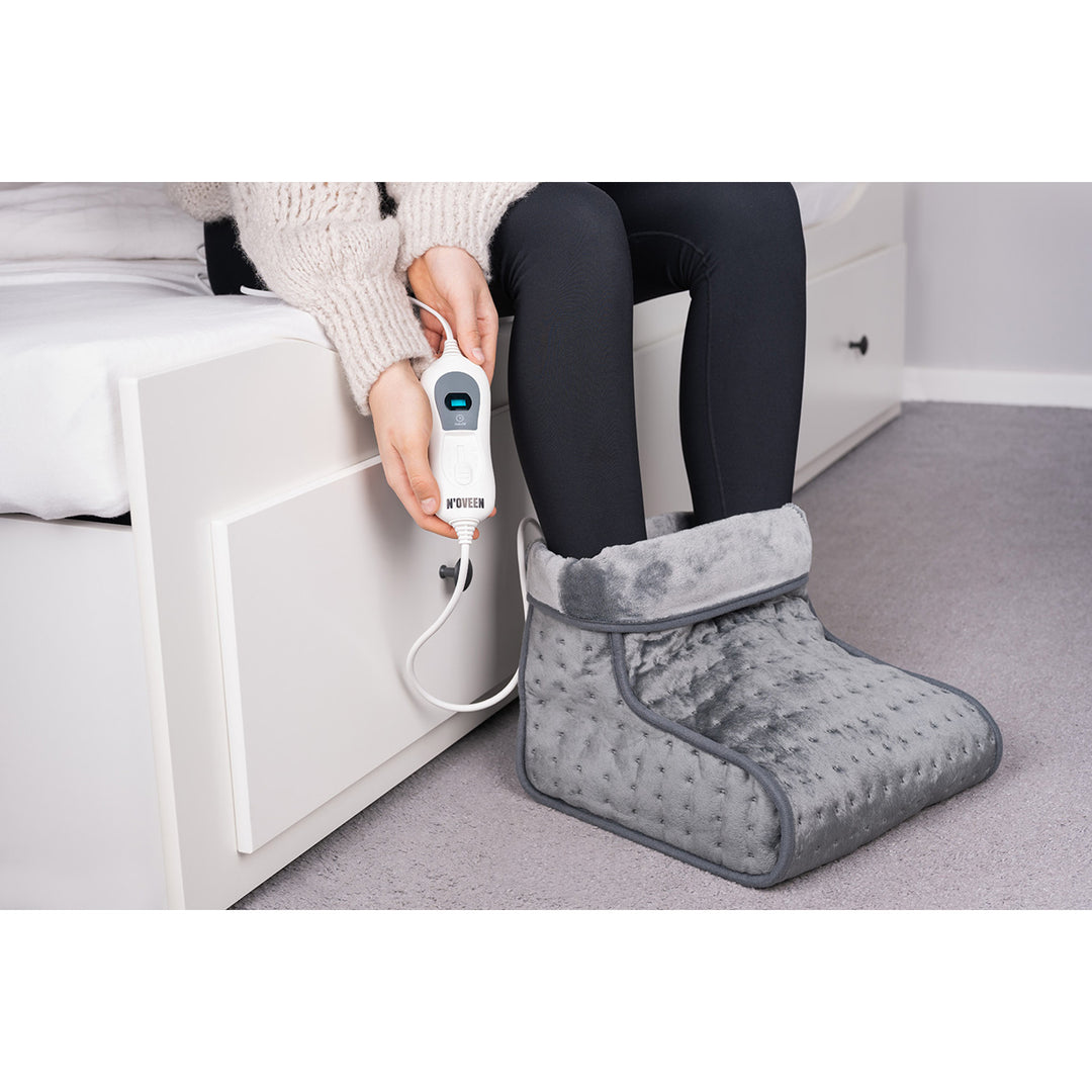 Chauffe-pieds électrique avec télécommande, 3 niveaux de chaleur, 100 W, Noveen