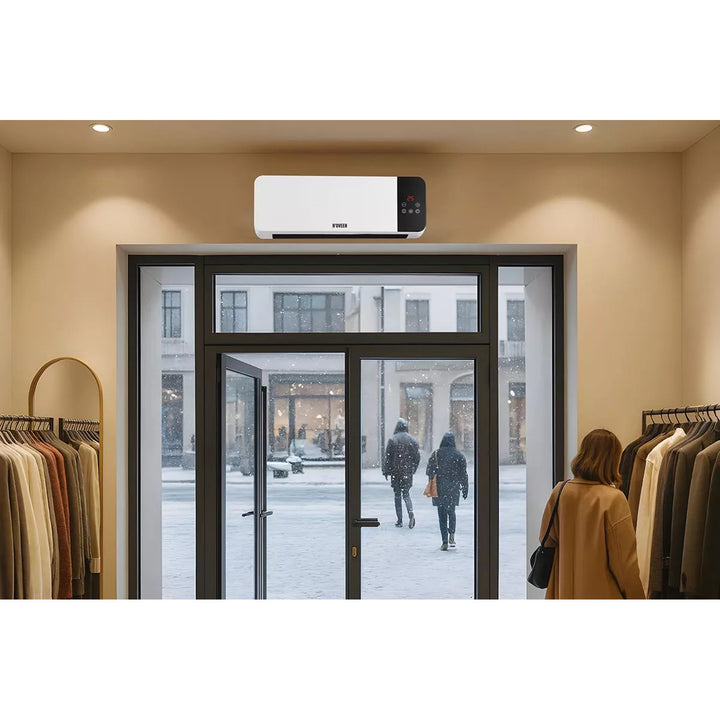 Rideau d'air et de chauffage, radiateur soufflant, 2 000 W, Noveen