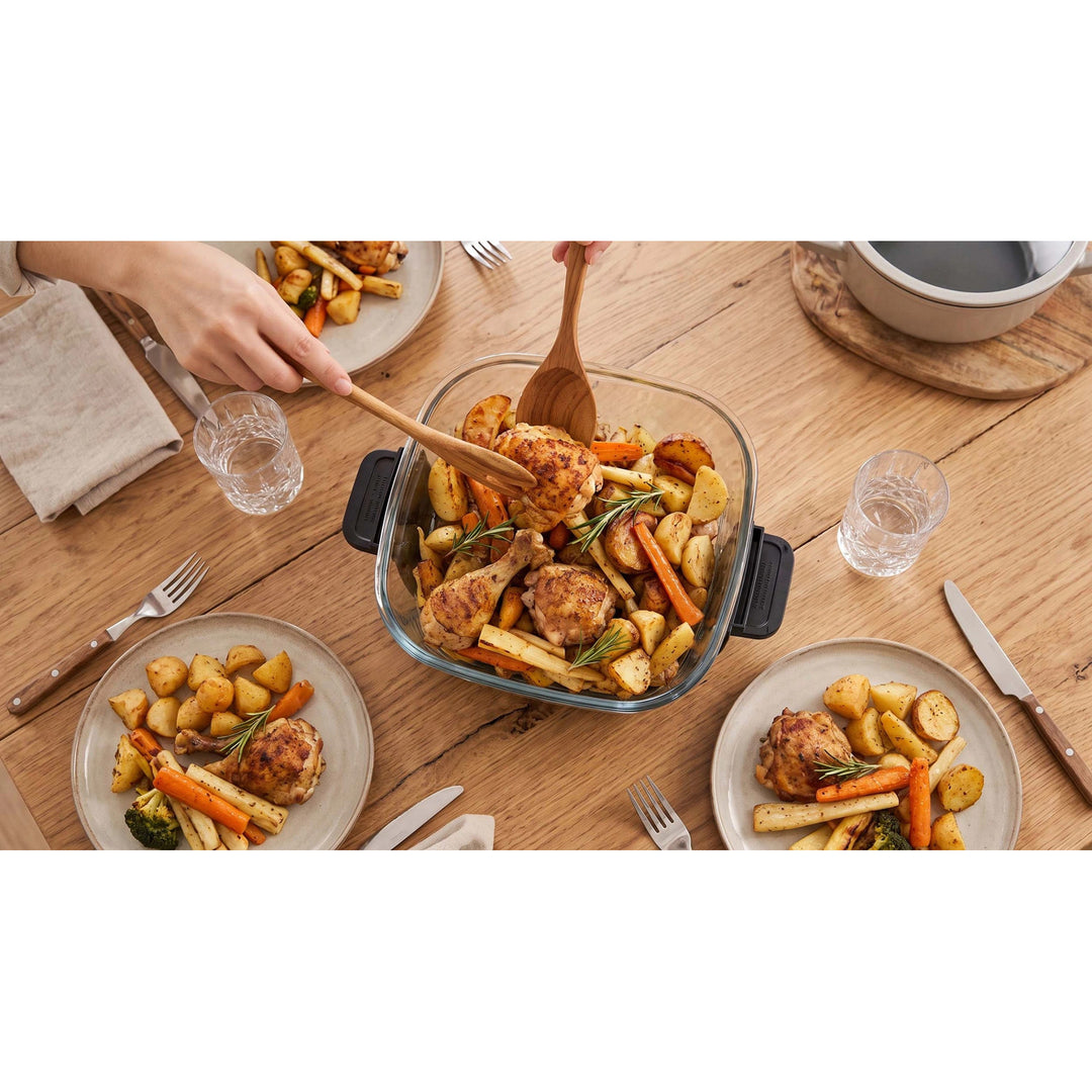 Friteuse sans huile LOVIO PureFry Ultra Crisp LVAF003BK 4 L + 1,5 L, 1 550 W, noire, avec cuves en verre