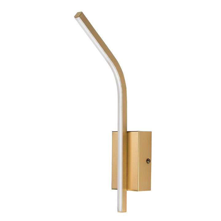 Applique d'intérieur Tilmann, dorée, LED 10 W, 550 lm, 4 000 K, H 36 cm, IP44, à commande tactile, 75089