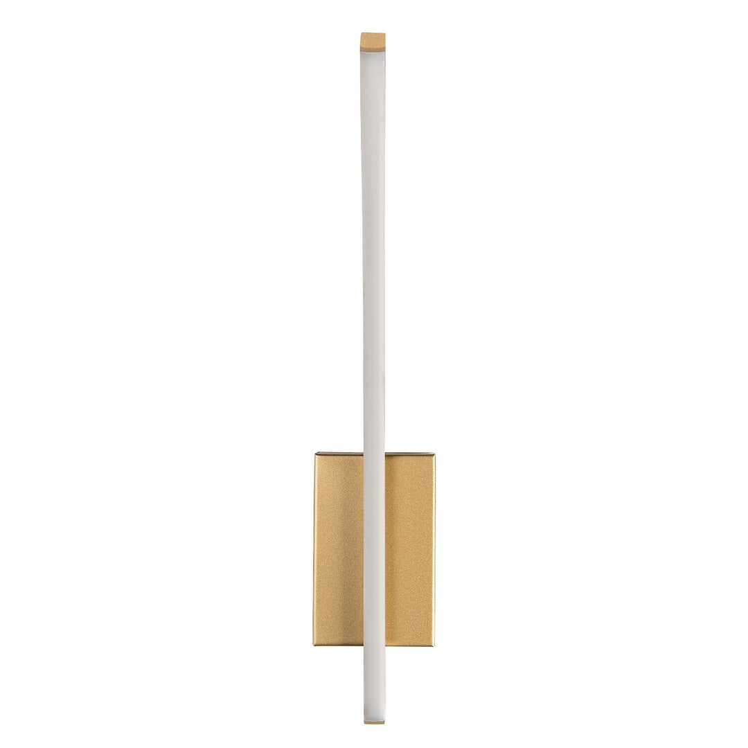 Applique d'intérieur Tilmann, dorée, LED 10 W, 550 lm, 4 000 K, H 36 cm, IP44, à commande tactile, 75089