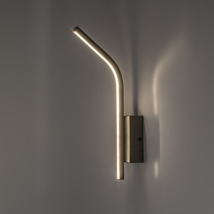 Applique d'intérieur Tilmann, couleur bronze, LED 10 W, 550 lm, 4 000 K, H 36 cm, IP44, commande tactile, 75 000
