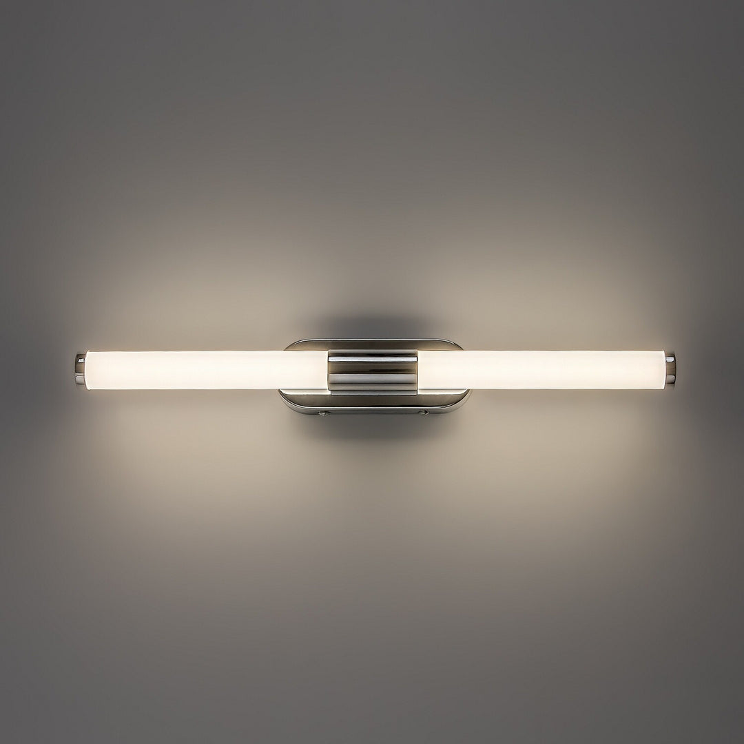 Applique d'intérieur Tenebra, LED 6 W, 730 lm, 4 000 K, L 40 cm, IP44, chrome, 75094