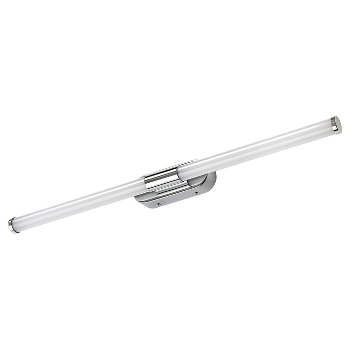 Applique d'intérieur Tenebra, LED 8 W, 1 000 lm, 4 000 K, L 60 cm, IP44, chrome, 75095